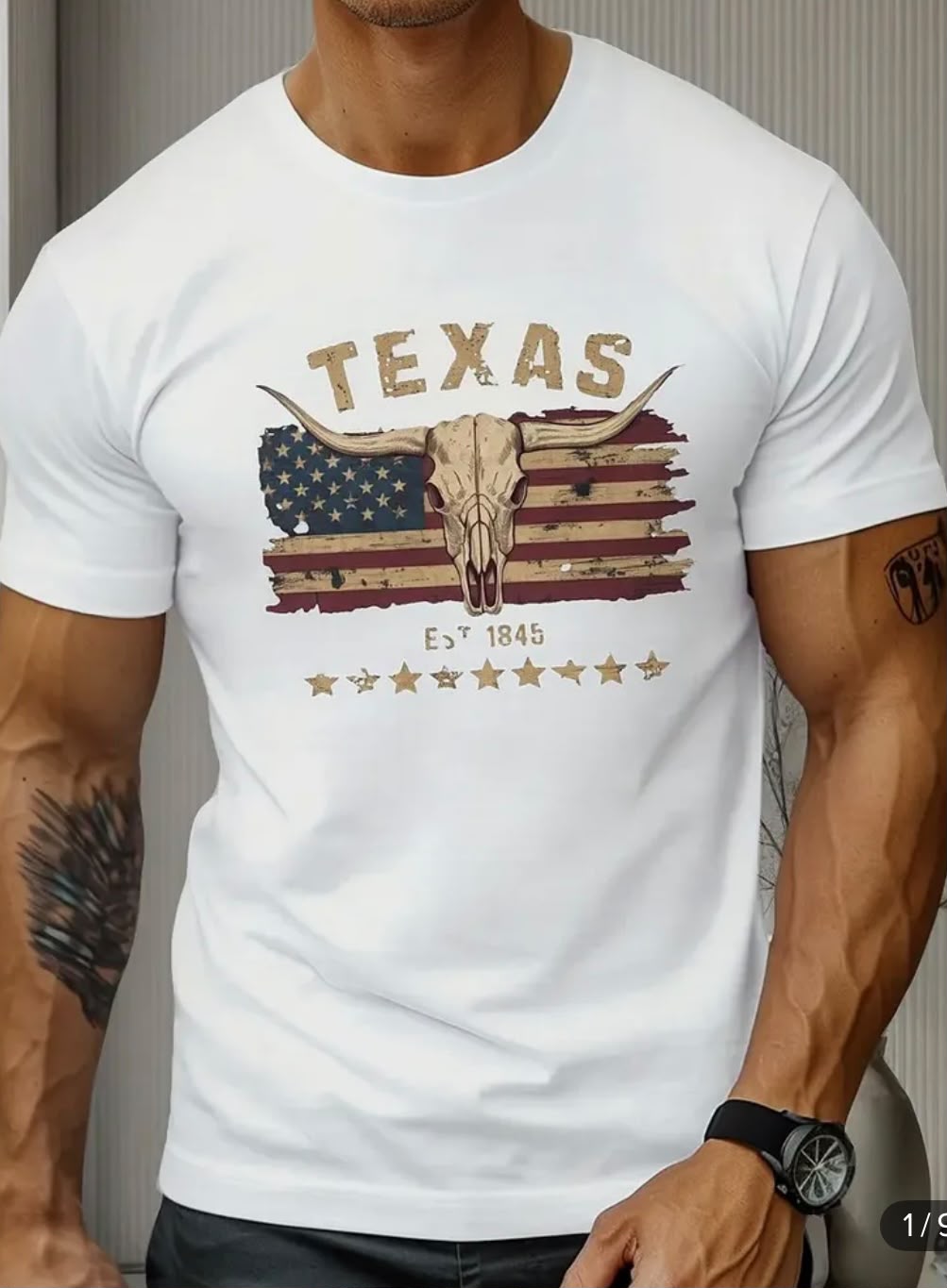 Camisetas Masculina Manga Curta Texas - Imagem 2