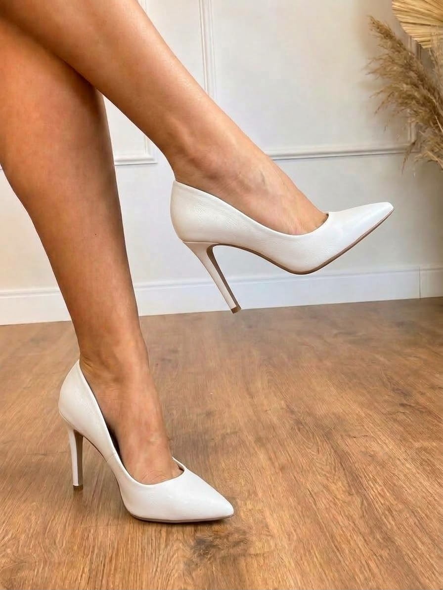 Scarpin em Napa com Salto Fino 9 cm