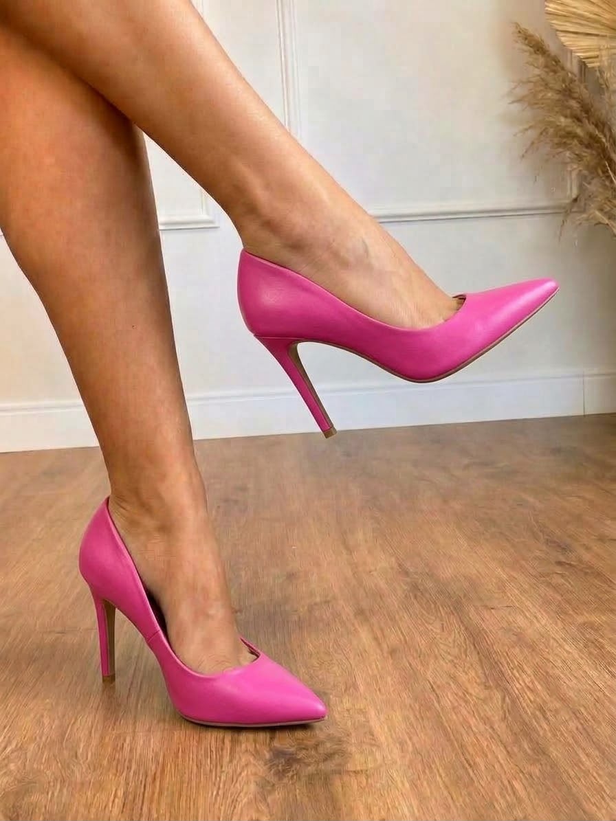 Scarpin em Napa com Salto Fino 9 cm - Imagem 4